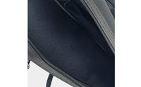 Black Instrument Bag Water-Resistant Padded Instrument Bag Waterproof Textured Textile