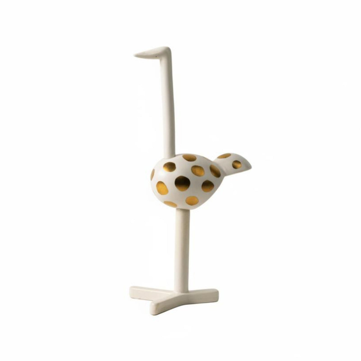 Crane Figurine Modern Luxury Crane Statue Desktop Display Long Neck Bird Sculpture for Living Room, Office