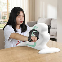 Motorized Electric Stepper with Handheld Controller Anti-Slip Rehabilitation Stepper Compact Electric Leg Exerciser Automatic for Rehab Patients, Seniors, Physical Rehabilitation, Home