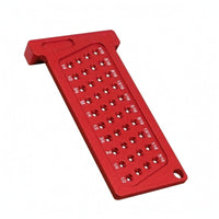 T-Square Marking Guide Perforated Woodworking Layout Ruler Hole Positioning Guide Measurement Markings Aluminum T-Square Ruler