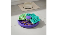 Slows Eating Interactive Dog Challenge Feeder Easy to Clean Interactive Challenge Feeder Long-Lasting Double Layer Slow Feed Bowl Non-Slip Base for Dogs, Cats, Training