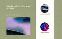 Waterproof solar LED car light