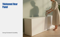 Hardwood TV Cabinet, Modern Nordic Wall-Mounted, Corner Storage, Multi-Functional