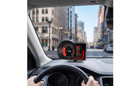 Car Head-up Display OBD2 Car HUD with OBD Cable Digital Speedometer Multi Function Dashboard Display Gauge Real-Time for Drivers