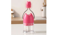 Manual Garlic Chopper Stainless Steel Kitchen Tool Easy to Use for Home Cooks