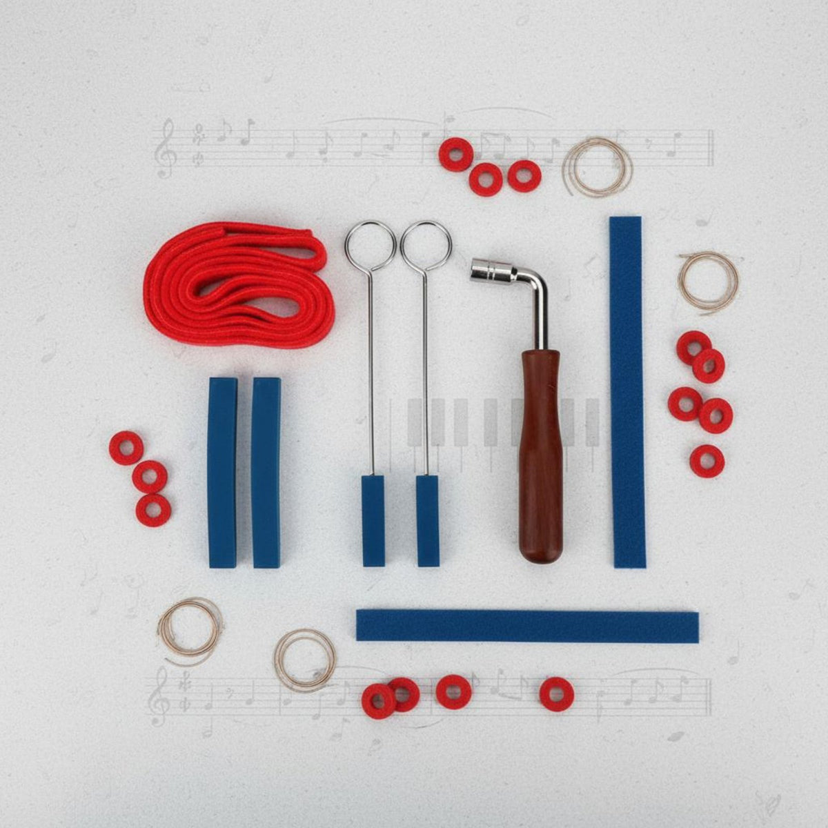 Piano Tuning Kit Easy to Use Piano Tuning Hammer Kit for Pianists