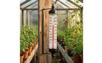 Outdoor Thermometer Metal Wall Thermometer Easy-Read Instrument for Garden, Patio