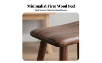 adaptable Saddle Seat Stool polished Finish Indoor Seating Sturdy Frame Backless Chair long-soliding Construction for Adults, Homeowners, Guests, Dining Room, Bedroom, Kitchen, Entryway