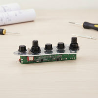 Electric Bass Control Assembly Ready-to-Install Bass Control Circuit Board Replacement Hardware for Luthiers