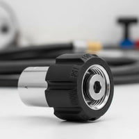 Stainless Steel M22 to 3/8 NPT Adapter Pressure Washer Hose Coupler Rustproof Quick Connect Fitting Heavy Duty
