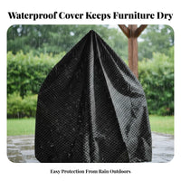 Weather Resistant Hanging Egg Chair Cover Weatherproof Hanging Chair Cover Sunproof for Garden Owners, Homeowners, Backyard, Balcony, Porch