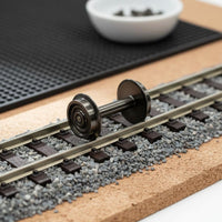 Universal Replacement HO Scale Metal Wheels Effortless Rolling 1:87 Metal Wheel Realistic Details 1:87 Scale Train Wheels