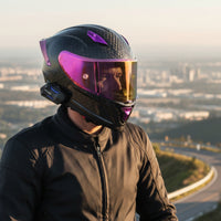 Aerodynamic Full Face | Impact-Resistant with Spoiler, for long-distance riding