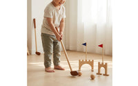 Wooden Golf Set Indoor Kids Golf Set Outdoor for Playroom, Preschool, Nursery