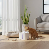 No Wet Mouth Pet Water Fountain Quiet Automatic Pet Fountain Easy to Clean for Cats, Dogs, Indoor