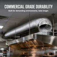 Commercial Aluminum Foil Air Duct for Exhaust and Ventilation Systems