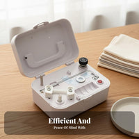 Automatic Bobbin Winder Stable Suction Cup Base Electric Bobbin Winder Versatile Power Supply Sewing Accessory for Travel