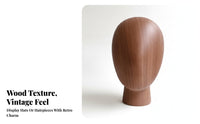 Hairpiece Display Model Hat Display Head Easy to Clean Fiberglass-Reinforced Plastic Oval Mannequin Head Sturdy Smooth Surface