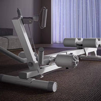 Multifunctional Rowing Instructor with Resistance Cord Adjustable Core Instructor Full-Body Exercise Machine Space-Saving for Beginners