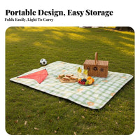 Waterresistant Foldable awaydoor blanket Sheet Moistureresistant Camping Mat Portable Design Ground Cover Lightweight for awaydoor blanketkers, Beachand-to ventureers, Families