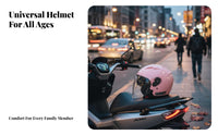 Electric Bike Helmet 3C Certified Moped Helmet Multi-Season Head Protection for Women, Adults, City Riding, Daily Travel, Street Biking