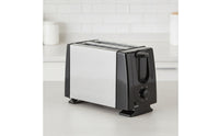 Compact Two-Slot Toaster Space-Saving Bread Toaster Slim Appliance Lightweight for Students, Small Kitchens, Dorm Rooms, Office Breakrooms