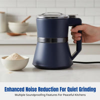 Household Food Grade Grain Mill, Superfine Grinding Machine for Dry and Wet Use, Low Noise, Stainless Steel, Large Capacity
