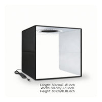 Light Box with Diffusion Cloth Tri-Color Foldable Photo Studio Even for Crafters