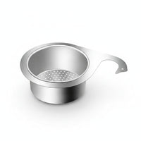 Perforated Swan Sink Strainer Basket Space-Saving Swan Drain Basket Compact Hanging Sink Colander Long-Lasting
