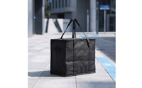 Structured Insulated Tote Bag Zippered Insulated Tote with Front Pocket Large Cooler Bag with Front Pocket Sturdy for Commuters