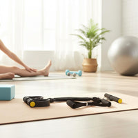 Sit-up Pull Rope Multifunctional Elastic Pull Rope with Foot Pedals Multifunction Pedal Resistance Band for Beginners, Stretching Enthusiasts, Travel