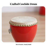 Chinese Waist Drum Set Cowhide Drumhead Chinese Dance Drum Wearable Percussion Instrument for Adults, Dancers, Square Dancing, special events, Celebrations