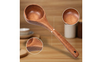 Wooden Soup Ladle Wood Soup Ladle Deep Bowl Spoons for Home Cooks, Chefs, Kitchen, Restaurant