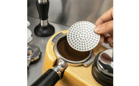 Even Extraction Espresso Puck Screen 304 Stainless Steel Reusable Coffee Filter Disc Easy to Clean for Baristas, Cafe, Home Kitchen