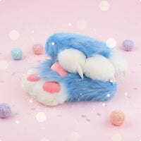Feline Paw Gloves Cute Design Soft Mittens Soft for Cosplayers