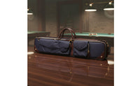 Zipper Closure 7 Hole Cue Bag Portable 7 Slot Cue Case Shoulder Strap Pool Stick Case Padded Protection for Travel, Tournament