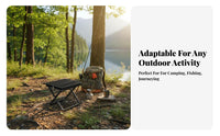foldable Camp Stool Foldable Pouch Stool High Weight Capacity for tripers