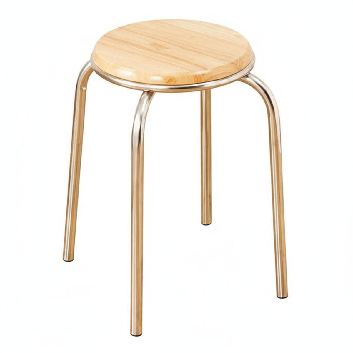 Space-Saving Stackable Round Seat adaptable Round stackable Stool Sturdy Construction Home Furnishing Portable for Families, Adults, Students, Dining Room, Kitchen, Office, Classroom
