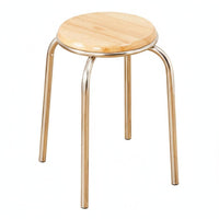 Space-Saving Stackable Round Seat adaptable Round stackable Stool Sturdy Construction Home Furnishing Portable for Families, Adults, Students, Dining Room, Kitchen, Office, Classroom