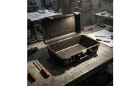 Hardware Instrument Hard Carrying Case Secure-Latching Hard Case Empty for Technicians, Photographers, Travel, Workshop, Outdoor