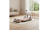 Multifunctional Pilates Reformer with Cords High-Density Pilates Machine with Resistance Cords Quiet Fitness Equipment Portable for Apartments