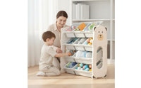 Toy Sorting Bin Shelf Easy to Organize Toy Storage Rack Child-Friendly Height Kids Storage Shelf for Young Children, Kindergarten, Playroom, Nursery