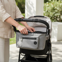 Pet Carriage Organizer Hanging Straps Carriage Organizer Bag Zippered Pocket for Travel