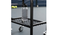 Tennis Ball Cart Wheeled Tennis Cart with Wheels Portable Ball Basket with Stand Coaches