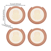 4 Pieces Guitar Sound Hole Cover  Compact Sound Hole Cover Perforated  for Travel