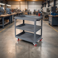 Industrial Mobile Tool Cart with Component Organizer Heavy-Duty Rolling Tool Cart Long-Lasting Portable for Mechanics, Diyers, Garage, Auto Repair Shop