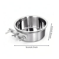 Spill-Resistant Dog Bowl with Mounting Bracket Mountable Dog Crate Bowl Long-Lasting Sturdy for Dogs