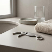 Reusable Stainless Steel Floss Pick Curved U-Shaped Floss Pick Compact