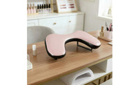 Ergonomic Design U-Shaped Nail Lamp Armrest PU Leather Surface Manicure Hand Rest Stand Salon Equipment