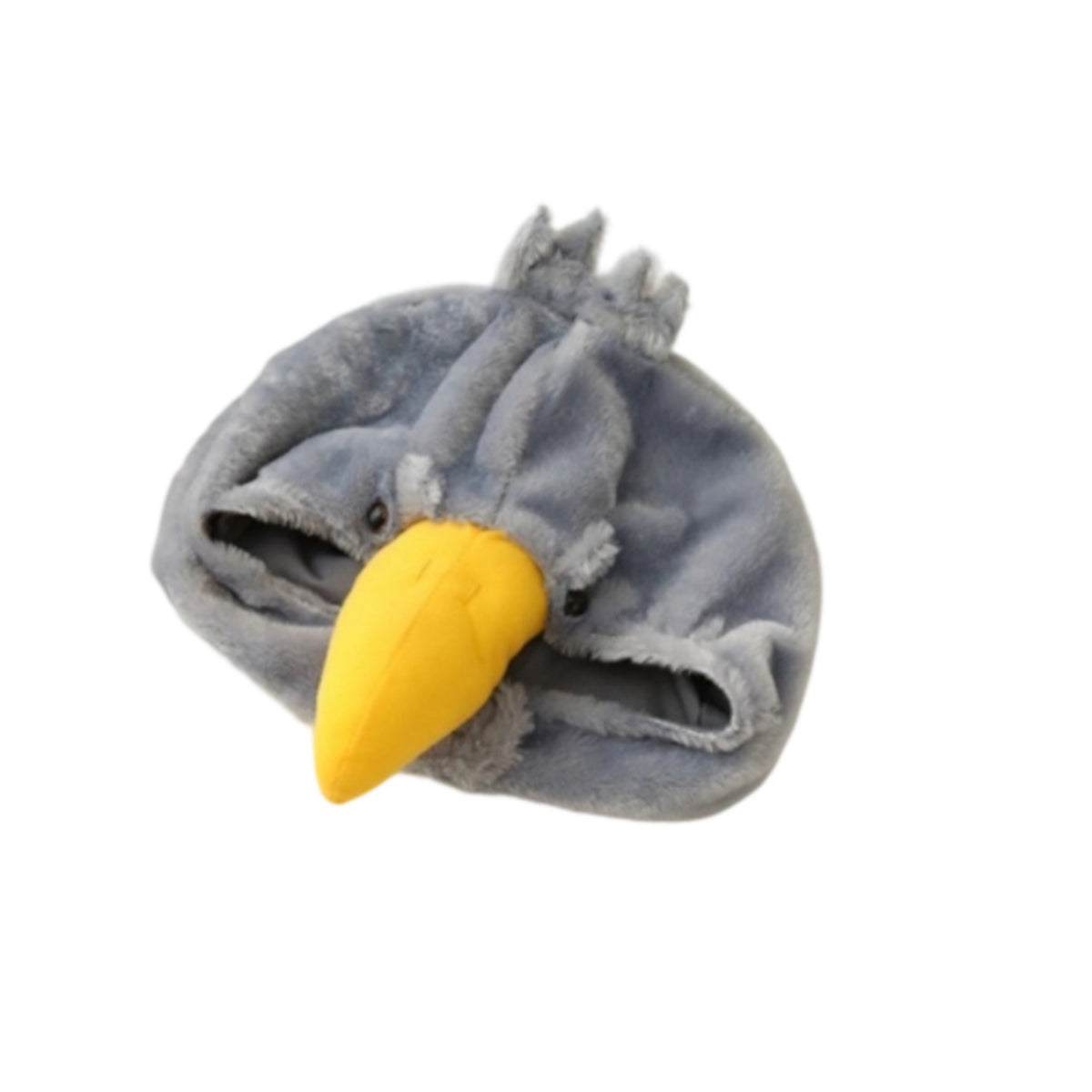 Toucan Head Hood Novelty Soft Fabric Bird Hood Stuffed Animal Soft Fabric Hat Cozy Headwear Lightweight for Photo Shoots